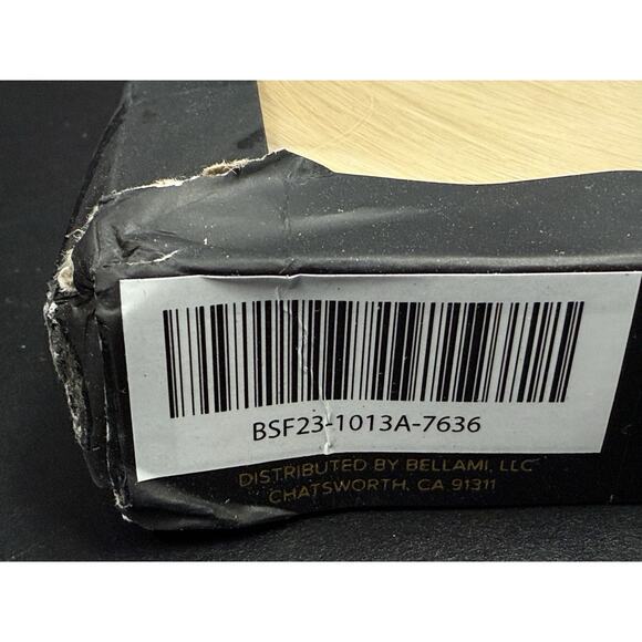 Bellami Flex Weft 24” Beige Blonde #90 Remy Hair Extensions 175g Brand New! - Picture 6 of 8